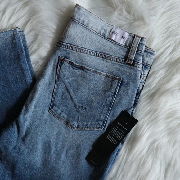 Hudson Zoeey High Rise Straight Crop Jeans Sz 28 - Picture 5 of 7